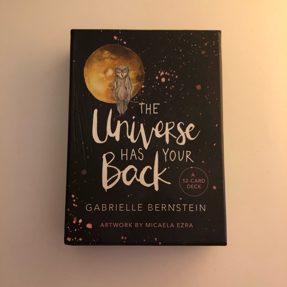 The universe has your back motivational cards!